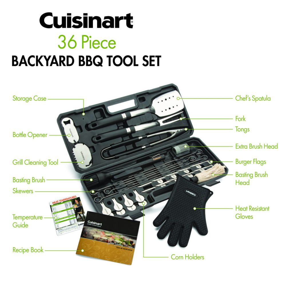 36 Piece Backyard BBQ Tool Set - Image 4